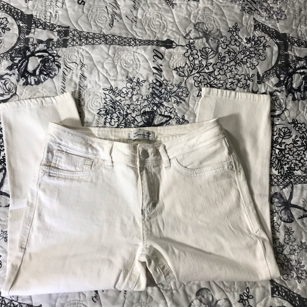 Like new 7 for all mankind crop Jeans